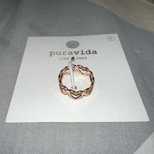 Pura Vida Heart Ring